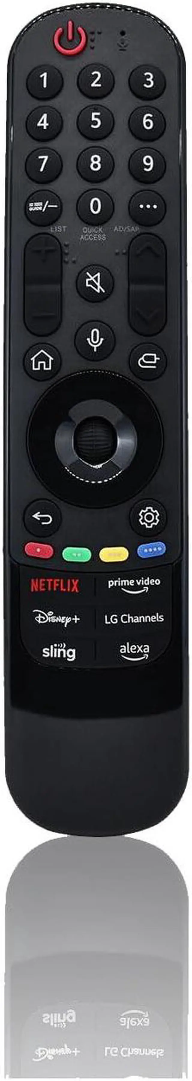 Main image of JISOWA Voice Magic Remote Control Universal for LG A2 B2 C2 LQ630B AUA QNED80 QNED85 NANO75 UQA QNED80 URA UQ9000 PUD QNED75 QNED80A UR9000 Series Smart TV MR21GA MR22GA MR23GN AKB76043202 Replacement