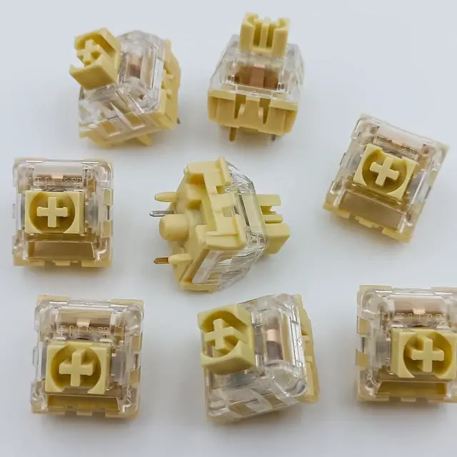 Alt view image 4 of 5 - Zjmehty Kailh Midnight PRO Switches for Mechanical Gaming Keyboard,5-pin/40gf Tactile/Silent Switches(Midnight Tactile,90Pcs)