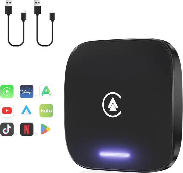 Main image of Wireless CarPlay Adapter, Android Auto Magic Box Build in Google Play, YouTube, Netflix, Live Sports and More! 4GB+64GB, 8Core Multimedia CarPlay Box with SIM, TF Card for OEM 2016 Wired CarPlay Cars