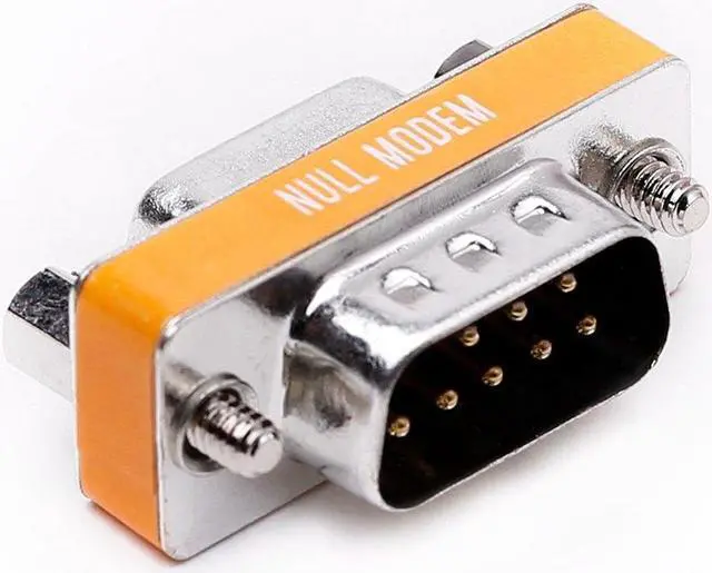 Alt view image 3 of 4 - Arnorin DB9 Null Modem Adapter Male to Female Slimline Data Transfer Serial Port Adapter 10 Pack