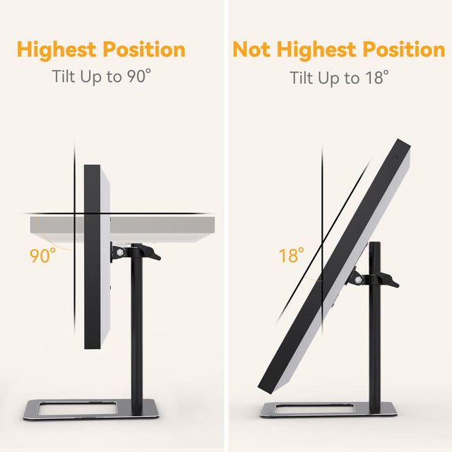 Supporto Da Parete Regolabile Per Monitor 15-28 Pollici | Girevole 360°, Inclinabile, VESA 75x75/100x100, Per Echo Show 15 E TV