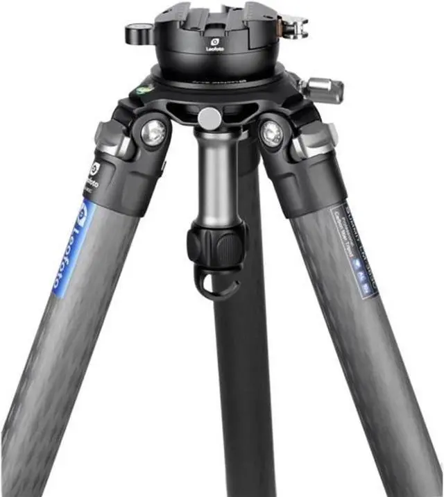 Alt view image 3 of 5 - Leofoto YB-75LC Leveling Base with Handle, Lever Release, Long Handle with Hook, for 75mm Systematic Tripod, Arca Compatible (YB-75LC)