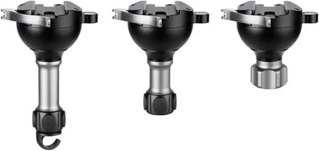 Alt view image 5 of 5 - Leofoto YB-75LC Leveling Base with Handle, Lever Release, Long Handle with Hook, for 75mm Systematic Tripod, Arca Compatible (YB-75LC)