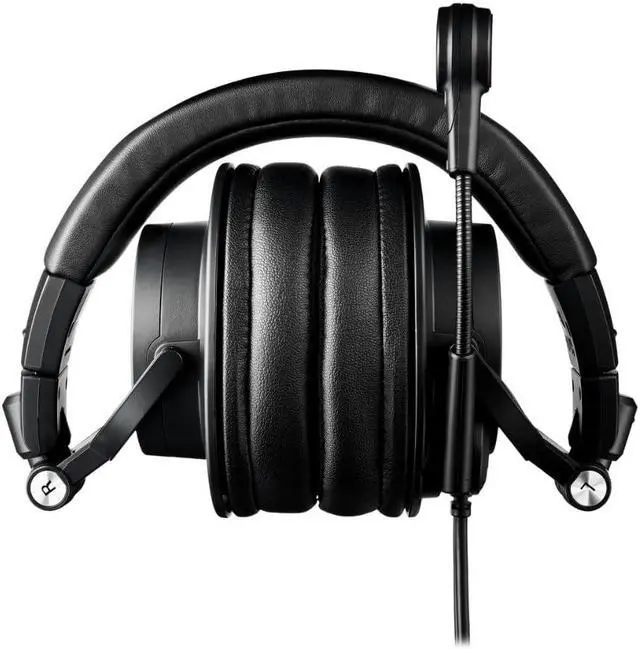 Alt view image 3 of 5 - Audio Technica ATH-M50XSTS StreamSet Streaming Headset Bundle with Pig Hog 25" Headphone Extension Cable & Liquid Audio Polishing Cloth - Streaming Headset with Mic