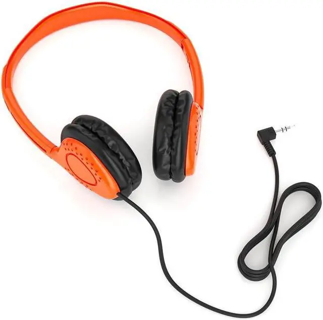 Alt view image 5 of 5 - Maeline Kids Headphones for School Classroom K-12, Library, Museum, Travel, On Ear Stereo Headset with Adjustable Band & Faux Leather Cushions - 3.5mm Plug - 20 Pack - Multicolors