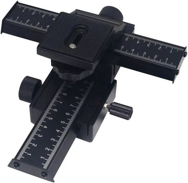 Main image of Mcoplus 4 Way Macro Focusing Focus Rail Slider Close-up Shooting for Canon NikonPentaxOlympusPanasonicSonySamsung DSLR Camera and DC with Standard 1/4" Screw Hole, DSLR Camera Shooting Video Film
