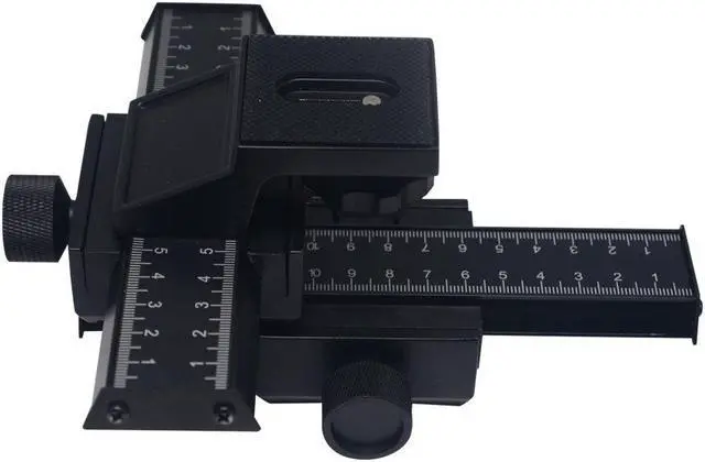 Alt view image 4 of 5 - Mcoplus 4 Way Macro Focusing Focus Rail Slider Close-up Shooting for Canon NikonPentaxOlympusPanasonicSonySamsung DSLR Camera and DC with Standard 1/4" Screw Hole, DSLR Camera Shooting Video Film