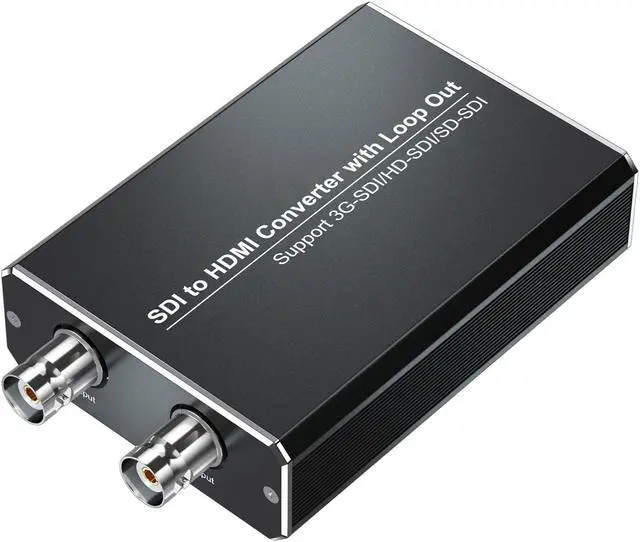Main image of MISOTT SDI to HDMI Converter with Loop Out, 1080P HDMI Adapter - Compatible with 3G/HD/SD-SDI, Auto Format Detection and Audio De-embedder