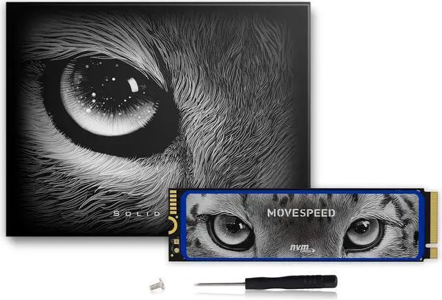 MOVE SPEED HB7450 4TB Internal Solid State Drive for PS5 with  