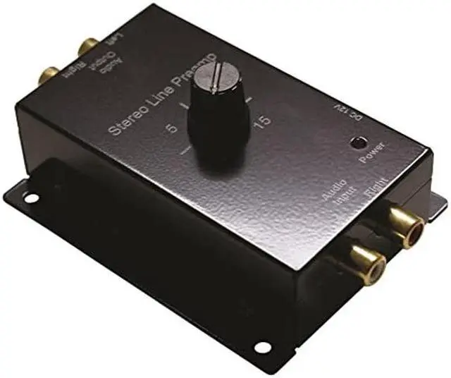 Main image of Stereo Line Level Amplifier Adjustable 0~15dB Gain; Product Range:-; Plug Type:-