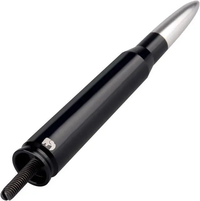 Main image of ONE250 50 Cal Caliber Bullet Style Antenna, Compatible with Chevy - Silverado (1999-2024), Colorado (2003-2024), Equinox (2003-2017), Avalanche - Designed for Optimized FM/AM Reception (Silver)