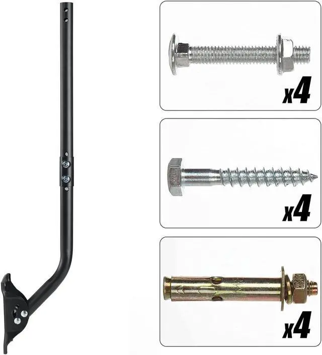 Alt view image 2 of 5 - PIBIDI Outdoor TV Antenna, Long Range Digital OTA Antenna for 4K 1080P VHF UHF, 200 Mile Range, with Mouting Pole (UHD-8903 + Pole)