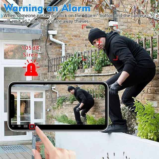 Alt view image 5 of 5 - 4K Wireless Wifi IP Camera,1800mAh Battery,Upgrade 4K Indoor Camera,Wireless WiFi Nanny Cam Home Security Cameras Tiny Office Secret Spy Cams with 100 Days Standby AI Human Detection Auto Night Vision