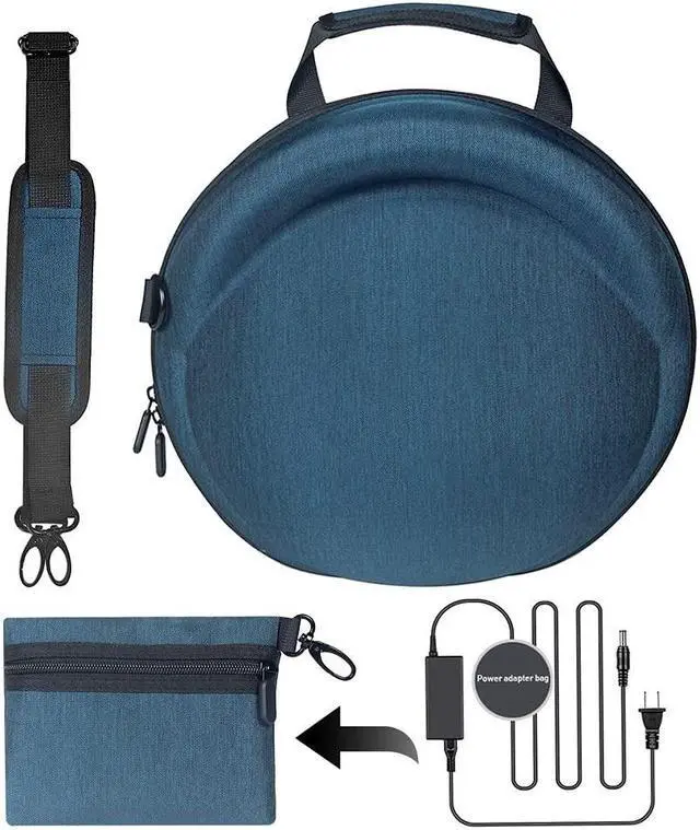 Alt view image 4 of 5 - Seracle Hard Carrying Case Travel Bag Compatible with Harman Kardon Onyx Studio 8 Portable Bluetooth Speakers (Blue)