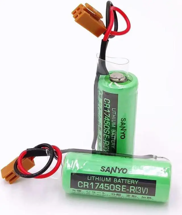 Alt view image 3 of 5 - 5Pcs/Set CR17450SE-R 3V 2500mah PLC Battery for FANUC A98L-0031-0012 CNC System with Plug