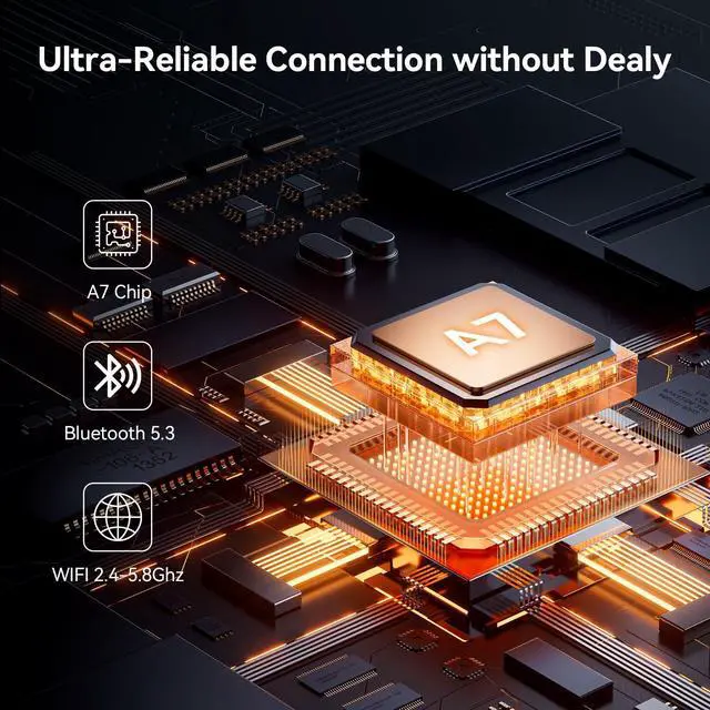 Alt view image 5 of 5 - Mavulo Wireless CarPlay Adapter for iPhone,Converts Wired to Wireless,Plug & Play Car Play Wireless Adapter Fit for Cars from 2017 & for iPhone iOS10+