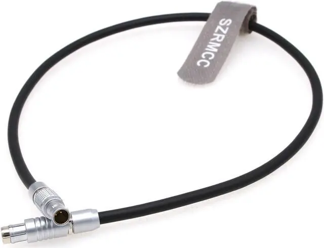 Alt view image 2 of 5 - SZRMCC Arri Alexa RS Fischer 3 Pin Male to 0B 2 Pin Male Power Cable for Teradek Bond Bolt SmallHD Monitor (Straight)