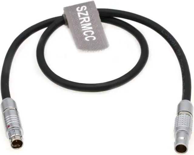 Alt view image 4 of 5 - SZRMCC Arri Alexa RS Fischer 3 Pin Male to 0B 2 Pin Male Power Cable for Teradek Bond Bolt SmallHD Monitor (Straight)
