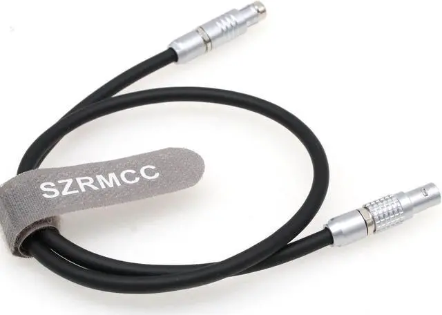 Alt view image 5 of 5 - SZRMCC Arri Alexa RS Fischer 3 Pin Male to 0B 2 Pin Male Power Cable for Teradek Bond Bolt SmallHD Monitor (Straight)