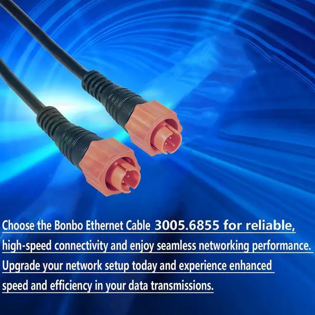 Alt view image 3 of 5 - Bonbo 3005.6855 Replacement for Lowrance 6Ft/1.82M Ethernet Crossover Cable