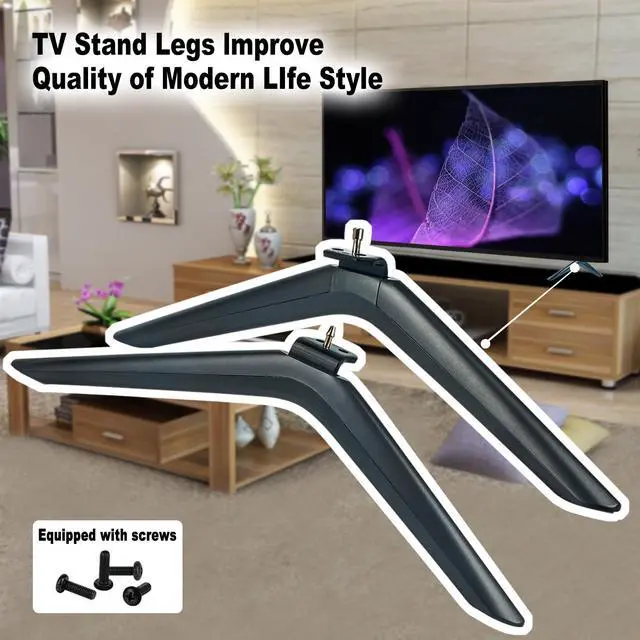 Alt view image 5 of 5 - WINFLIKE 1852L 1852R Replacement TV Base Stand Legs for Hisense 70A6G 70A7100F 75A6H 70 75 inch Class A6 Series LED 4K UHD Smart Google TV/A6G Series 4K Ultra HD Android TV (2021) with Screws