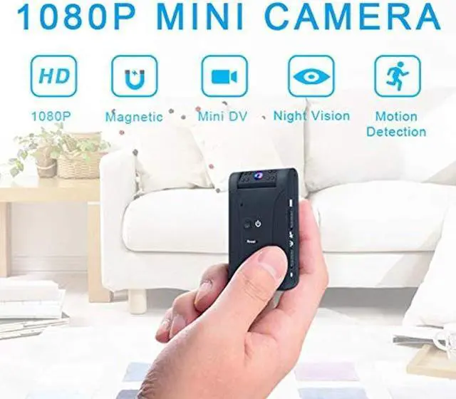Alt view image 3 of 5 - Winnes HD Night Vision Camera, 1080P Strong Magnetic Rotating Motion DV Back Clip Handheld Camera Portable Smart Camera