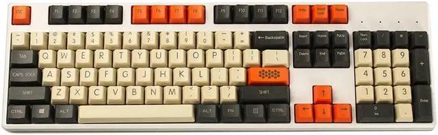 Main image of YMDK Carbon Top Print 60 87 104 Keycaps Thick PBT OEM Profile Keycap for MX Mechanical Keyboard (Only Keycap) (104)