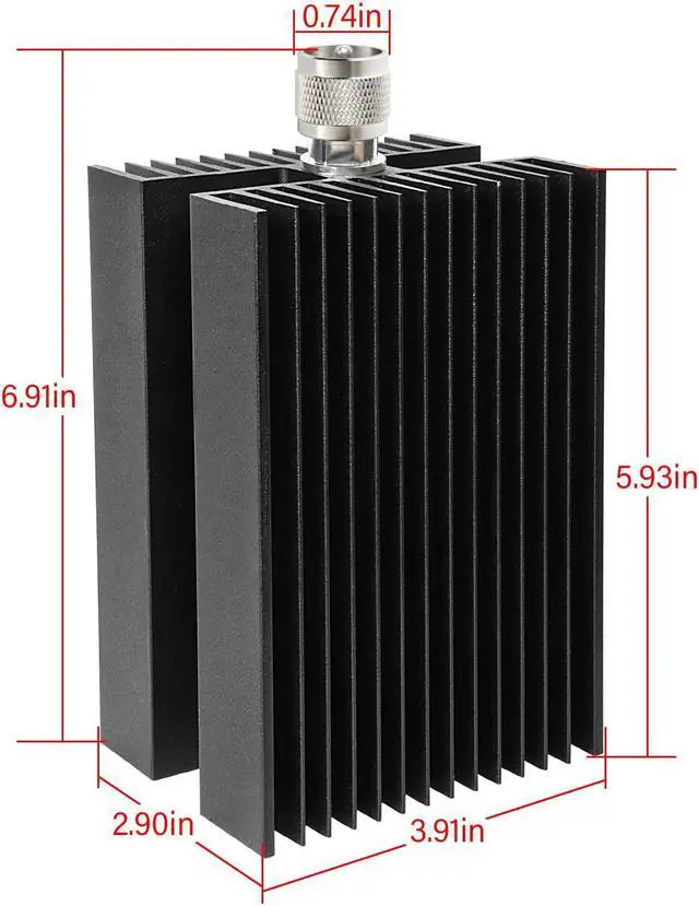 Alt view image 2 of 5 - XRDS -RF 100W PL259 UHF Male RF Dummy Load for Ham Radio, 50 Ohm Dummy Load