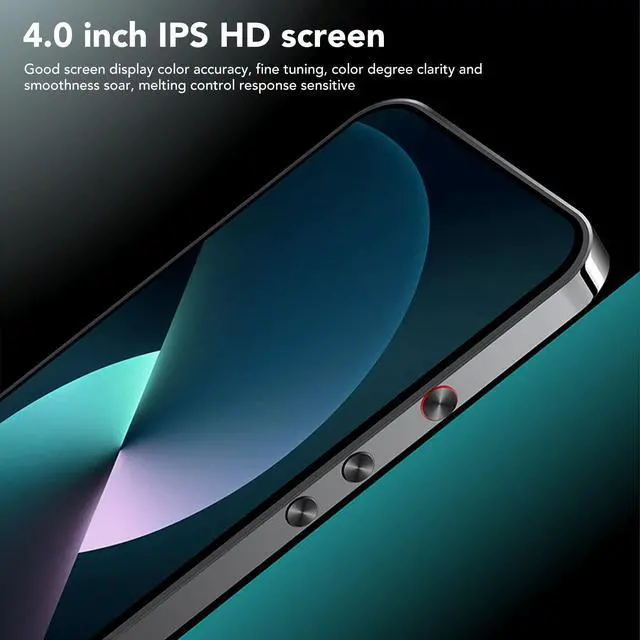 Alt view image 2 of 5 - MP3 Player with Bluetooth and , 4.0 Inch Full MP4 MP3 Player with Speaker, for Android Streaming Music Player Portable HiFi Sound Digital Audio Player 2050mAh (Black)