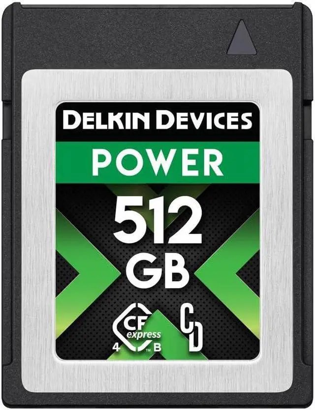Main image of Delkin 512GB CFexpress Type B 4.0 Memory Card for Digital Cameras | Ideal for Express Transfer of Images and Videos for Storage | 512GB Memory Card Storage