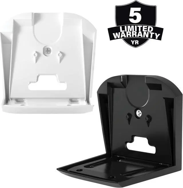 Alt view image 5 of 5 - Fixed Speaker Wall Mount Designed for The Sonos Era 300 (Black Pair)