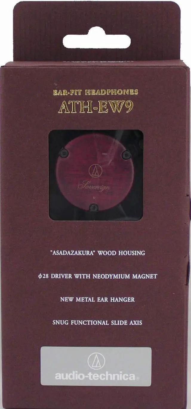Alt view image 5 of 5 - audio-technica W Series sealed on ear headphones ear type ATH-EW9