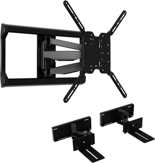 Main image of SANUS Full Motion TV Mount for TVs Up to 90" & Universal On-Wall Soundbar Mount