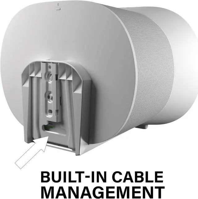 Alt view image 2 of 5 - Fixed Speaker Wall Mount Designed for The Sonos Era 300 (White Single)