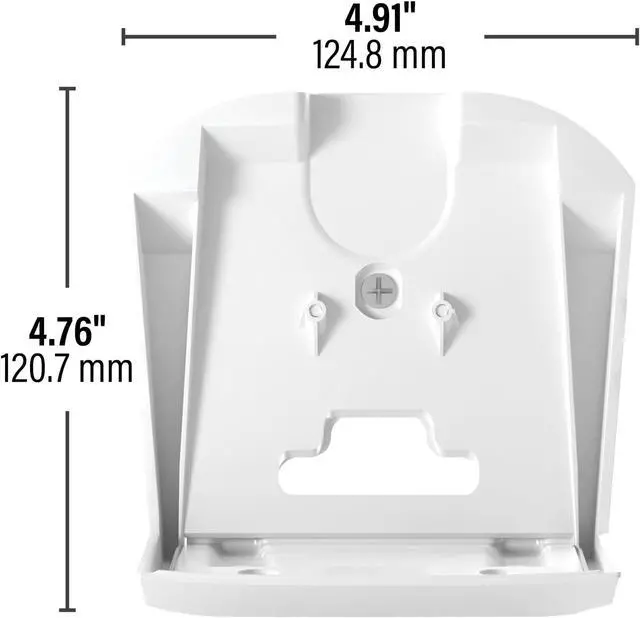 Alt view image 4 of 5 - Fixed Speaker Wall Mount Designed for The Sonos Era 300 (White Single)
