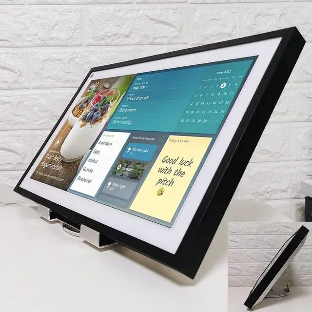 Main image of Echo Show 15 Stand, Swivel & Tilt Adjustable Base, 360° Rotation, 25° Tilt, Aluminum Build, Non-Slip Design, Perfect for Video Calls & Streaming (Silver)