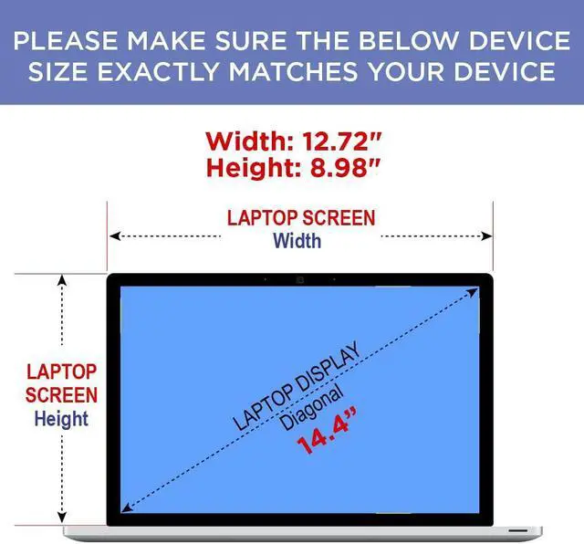 Alt view image 2 of 5 - Artemis Shields Matte Anti-Glare Premium Screen Protector compatible with Microsoft Surface Laptop Studio 14.4 inch Touch Screen A1Y-00001 [2 Pack]