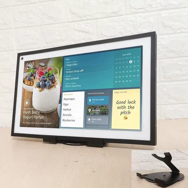 Main image of ATOPHK Echo Show 15 Stand Swivel and Tilt - Perfect Viewing Angle for All Your Needs (Black)