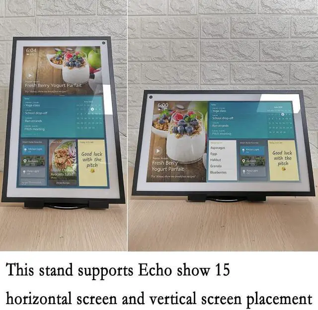 Alt view image 2 of 4 - ATOPHK Echo Show 15 Stand Swivel and Tilt - Perfect Viewing Angle for All Your Needs (Black)