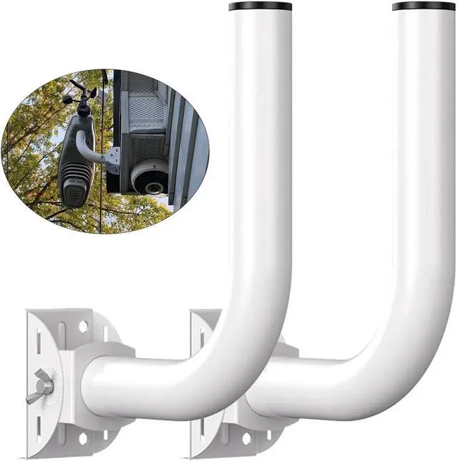Main image of Universal Wireless Bridge Bracket Mount, Pole and Wall-Mounted Mount for Outdoor Point to Point AP Access Point Client Bridge CPE, 2 Pack