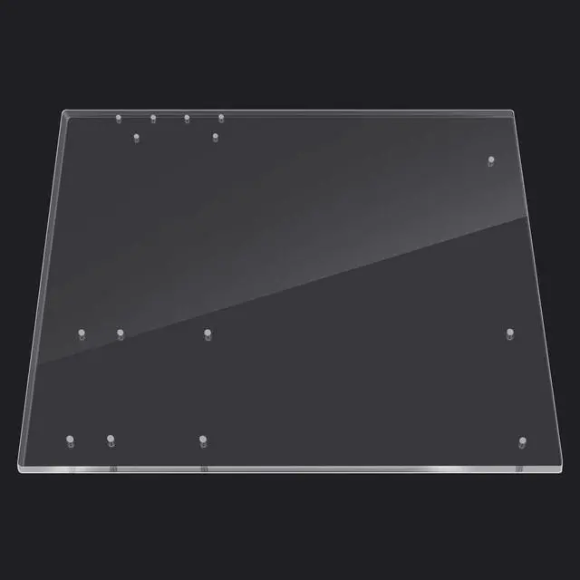 Alt view image 4 of 5 - Motherboard Acrylic Frame,Open Frame Transparent Acrylic Overlock Computer Case DIY Base Stand,Open Frame Acrylic Overlock Computer Case Base Stand,For M-ATX Motherboard