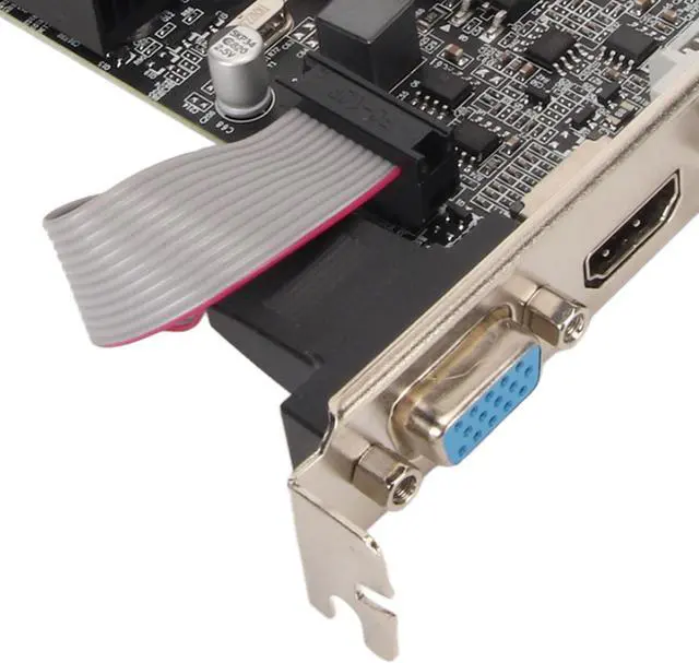 Alt view image 5 of 5 - EBTOOLS PC Graphics Card, GT610 1GB DDR3 Gaming Graphics Card, 64 Bit Game Graphics Card with Silence Cooling Fan, Support DVI VGA Interface, PCI Express 2.0 x 16