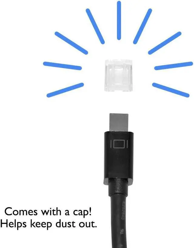 Alt view image 4 of 5 - Gendermaster Active Converter 4K 60Hz YCbCr 4:4:4, Mini DisplayPort 1.2 to HDMI 2.0 4k@60Hz Active Adapter (18Gbps) (8") Compatible with MacBook Air, MacBook Pro, iMac, Mac Pro, Mac Mini