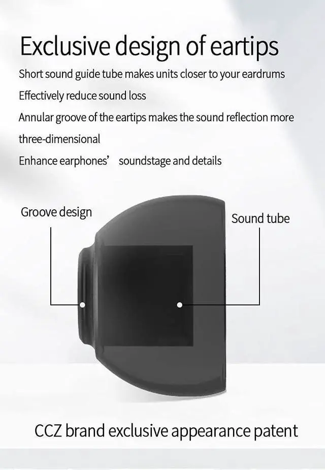 Alt view image 3 of 5 - CCZ Melody Type-C in Ear Monitors, Dynamic Hybrid Dual Driver in Ear Headphones 1BA+1DD HiFi Wired Headphones Musicians IEM Upgrade Deep Bass Suitable for Audiophile Musician (Melody-Green, No MIC)