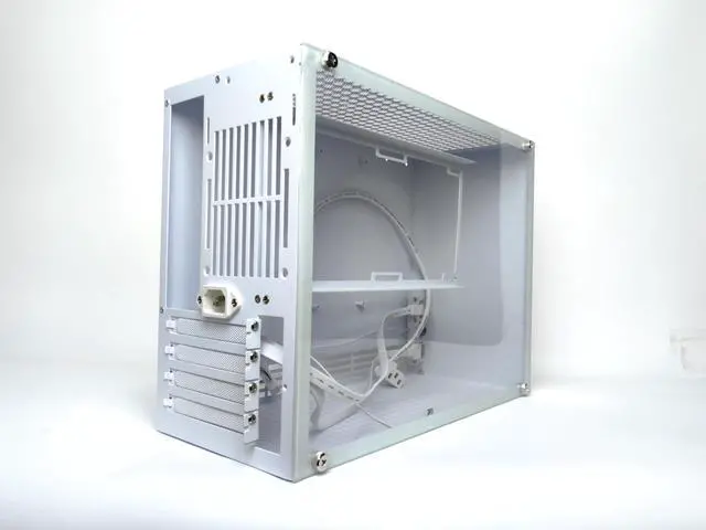 Alt view image 3 of 5 - SharGwa PC K88s Matx Case Small Compact Mini Tower Gaming PC Case Supports 33.5cm GPU 240 Water Cooling and ATX/SFX Power Supply (with Transparent Tempered Glass Side Panel)