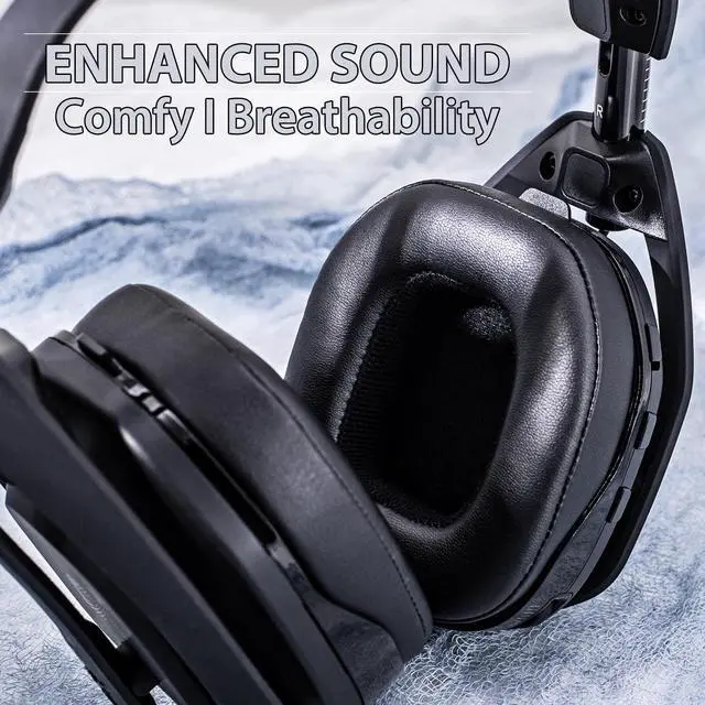 Alt view image 4 of 5 - A50 Mod Kit Gen 4 - Compatible with Astro A50 Gen 4 Headset I Ear Pads/Headband/Replacement Ear Cushions/Microphone Foam - Not Suitable for A50 Gen 3 (Protein Leather)