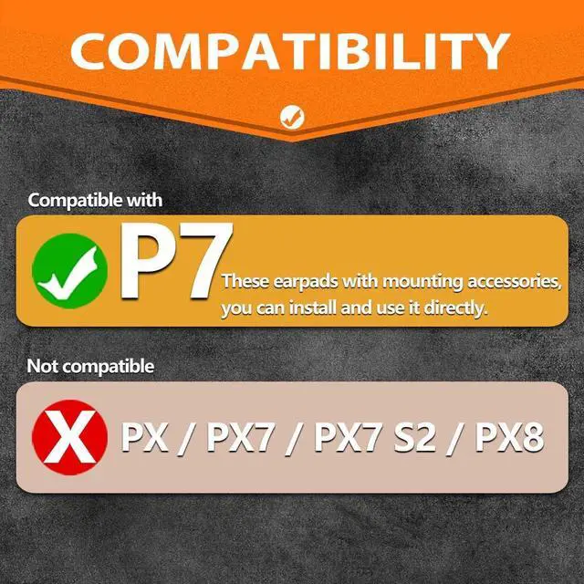 Alt view image 2 of 5 - P7 Ear Pads - TRANSTEK Replacement Ear Cushion Compatible with Bowers & Wilkins P7 Headphone I Not Compatible with PX7 S2 and PX8 (Soft Velour)