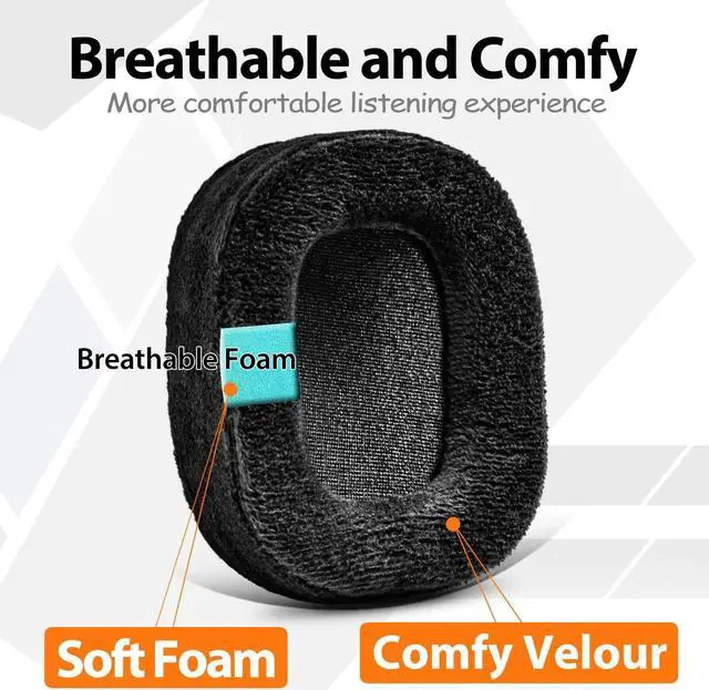Alt view image 4 of 5 - P7 Ear Pads - TRANSTEK Replacement Ear Cushion Compatible with Bowers & Wilkins P7 Headphone I Not Compatible with PX7 S2 and PX8 (Soft Velour)