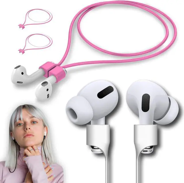 Main image of cobcobb Ultra Strong Magnetic Airpod Pro Strap Anti-Lost Cord Sports Lanyard Compatible with Airpods 3rd 2nd Generation Pro 3 2 1 (3 Pink)