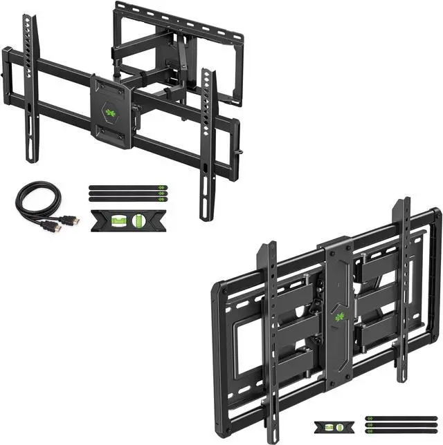 Main image of USX MOUNT Full Motion TV Wall Mount for Most 47-84 inch Flat Screen/LED/4K TV, TV Mount Bracket Dual Swivel Articulating Tilt 6 Arms, Max VESA 600x400mm, Holds up to 132lbs, Fits 8 12 16" Wood Studs